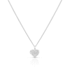 Thumbnail Image 0 of Children's Sterling Silver Cubic Zirconia Heart Locket