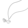 Thumbnail Image 1 of Children's Sterling Silver Cubic Zirconia Heart Locket