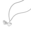 Thumbnail Image 1 of Children's Sterling Silver Cubic Zirconia Heart Locket