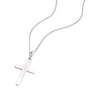 Thumbnail Image 2 of Children's Sterling Silver Diamond Cut Cross Pendant