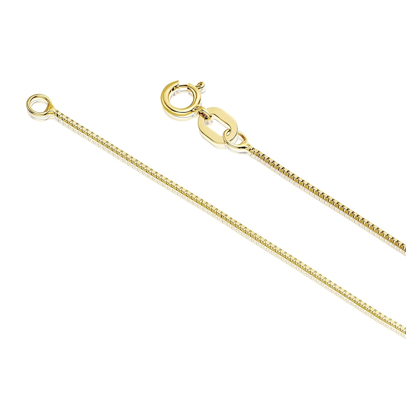 Main Image 3 of Children's 9ct Yellow Gold Puff Heart Pendant