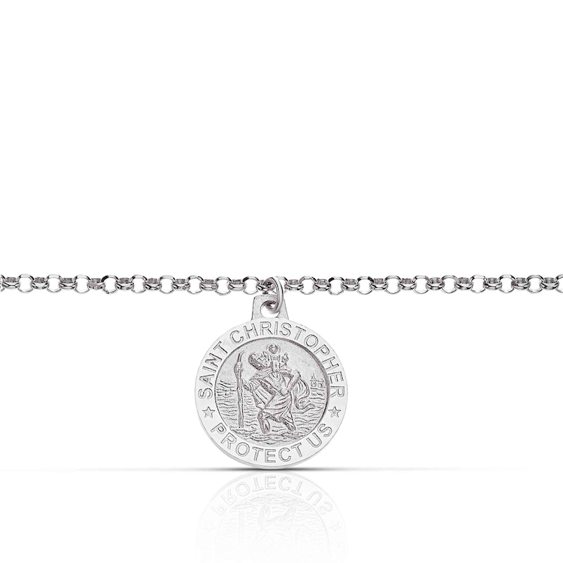 Main Image 2 of Children's Sterling Silver St. Christopher Bracelet