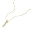 Thumbnail Image 1 of 9ct Yellow Gold Cubic Zirconia Bar Pendant