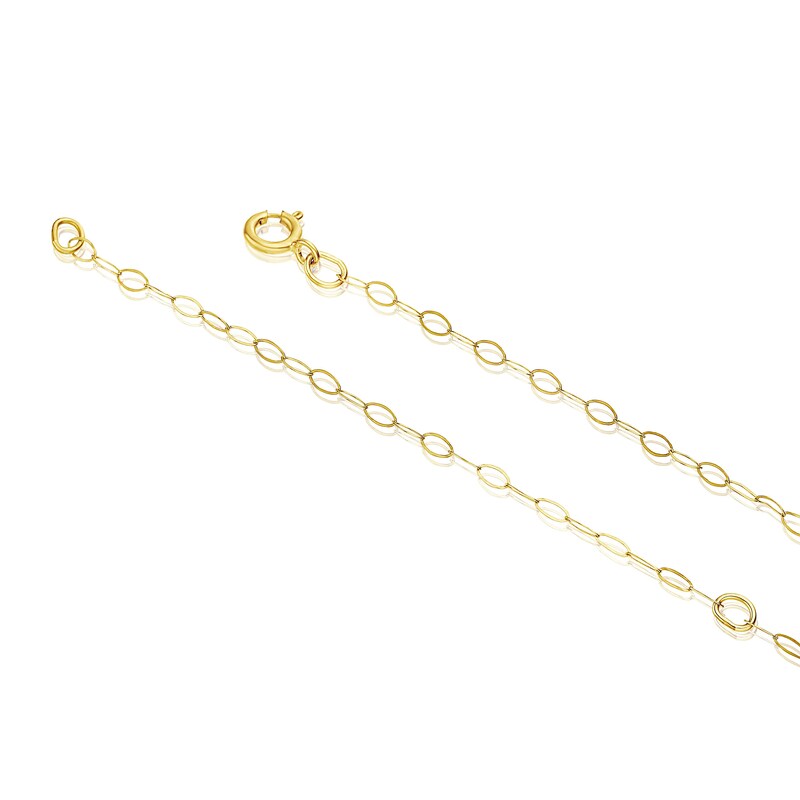 9ct Yellow Gold Cubic Zirconia Bar Pendant