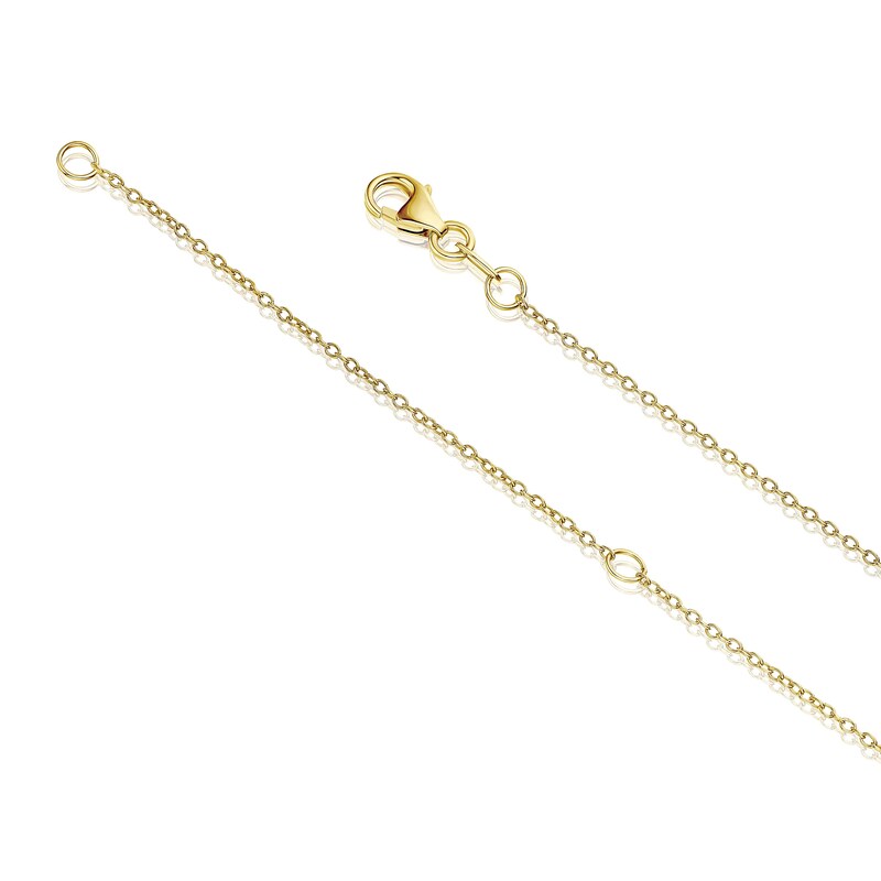 9ct Yellow Gold Ball Charm Necklace