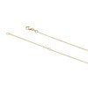 Thumbnail Image 2 of 9ct Yellow Gold Cubic Zirconia Droplet Necklace