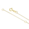 Thumbnail Image 3 of 9ct Yellow Glitter Interlocking Heart Necklace