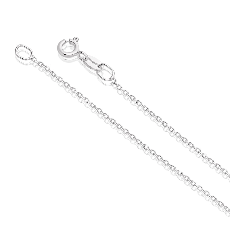 Main Image 3 of Sterling Silver Pearl & Cubic Zirconia Necklace