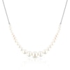 Thumbnail Image 1 of Sterling Silver Graduated Pearl Chain Necklace