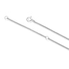 Thumbnail Image 3 of Sterling Silver Graduated Pearl Chain Necklace