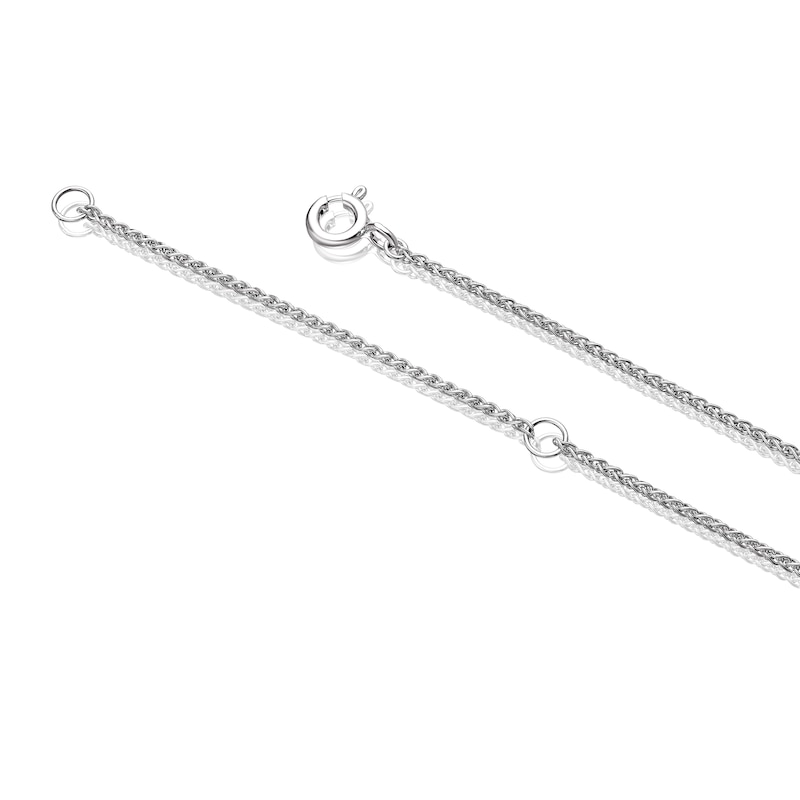 Sterling Silver Graduated Pearl Chain Necklace