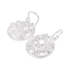 Thumbnail Image 2 of Sterling Silver Butterfly & Flower Drop Earrings