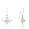 Thumbnail Image 0 of Sterling Silver Cubic Zirconia Bee Drop Earrings