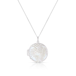 Sterling Silver Palm Cage Locket
