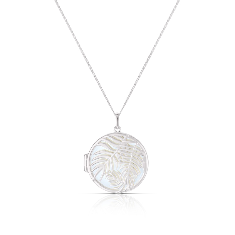 Sterling Silver Palm Cage Locket