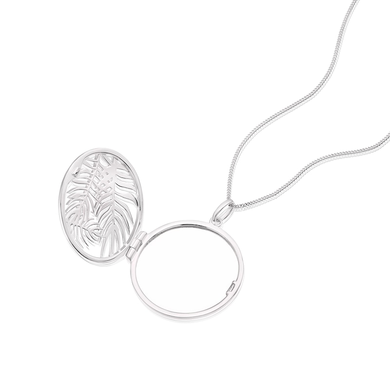 Main Image 2 of Sterling Silver Palm Cage Locket