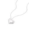 Thumbnail Image 2 of Sterling Silver Cubic Zirconia Polished Heart Pendant