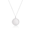 Thumbnail Image 1 of Sterling Silver Diamond Cut Round Locket