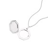 Thumbnail Image 2 of Sterling Cubic Zirconia Octagon Locket