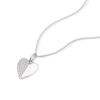 Thumbnail Image 2 of Sterling Silver Cubic Zirconia Heart Pendant Necklace