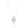 Thumbnail Image 1 of Sterling Silver Cubic Zirconia Heart Trio Charm Pendant