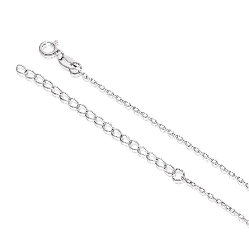 Main Image 3 of Sterling Silver Cubic Zirconia Butterfly Necklace