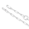 Thumbnail Image 3 of Sterling Silver Circle Paper Link Bracelet