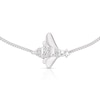 Thumbnail Image 2 of Sterling Silver Cubic Zirconia Bee & Honeycomb Bracelet