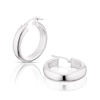 Thumbnail Image 1 of Sterling Silver Chunky Hoop Earrings 20mm