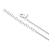 Thumbnail Image 3 of Sterling Silver Cubic Zirconia Oval Link Rope Necklace