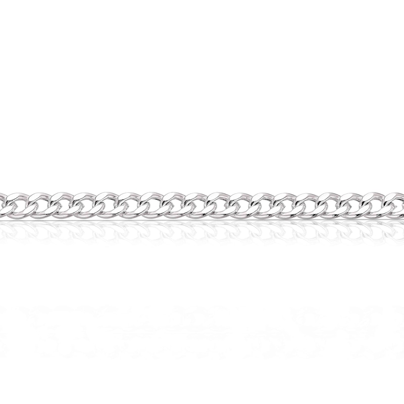 Sterling Silver T-Bar Curb Chain Bracelet