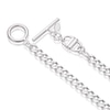 Thumbnail Image 3 of Sterling Silver T-Bar Curb Chain Bracelet