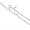 Thumbnail Image 3 of Sterling Silver Cubic Zirconia Oval Link Rope Bracelet