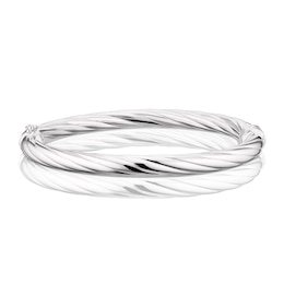 Sterling Silver Rope Twist Bangle