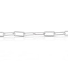 Thumbnail Image 2 of Sterling Silver Textured Paper Link Chain Bracelet