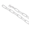 Thumbnail Image 3 of Sterling Silver Textured Paper Link Chain Bracelet