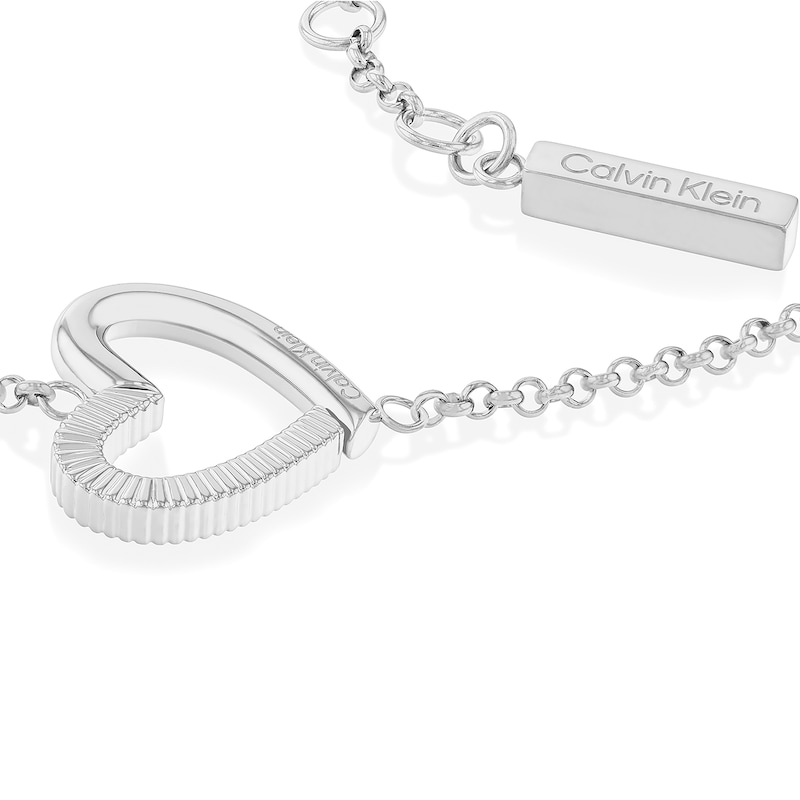 Main Image 2 of Calvin Klein Stainless Steel Heart Bracelet
