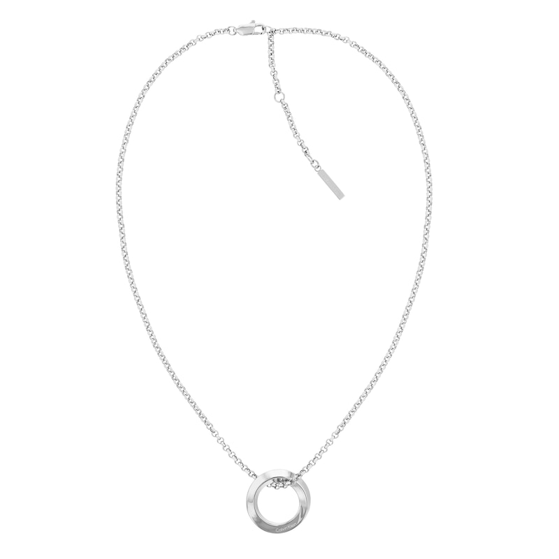 Calvin Klein Stainless Steel Pendant Necklace