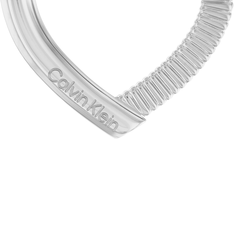 Main Image 2 of Calvin Klein Stainless Steel Stud Heart Earrings