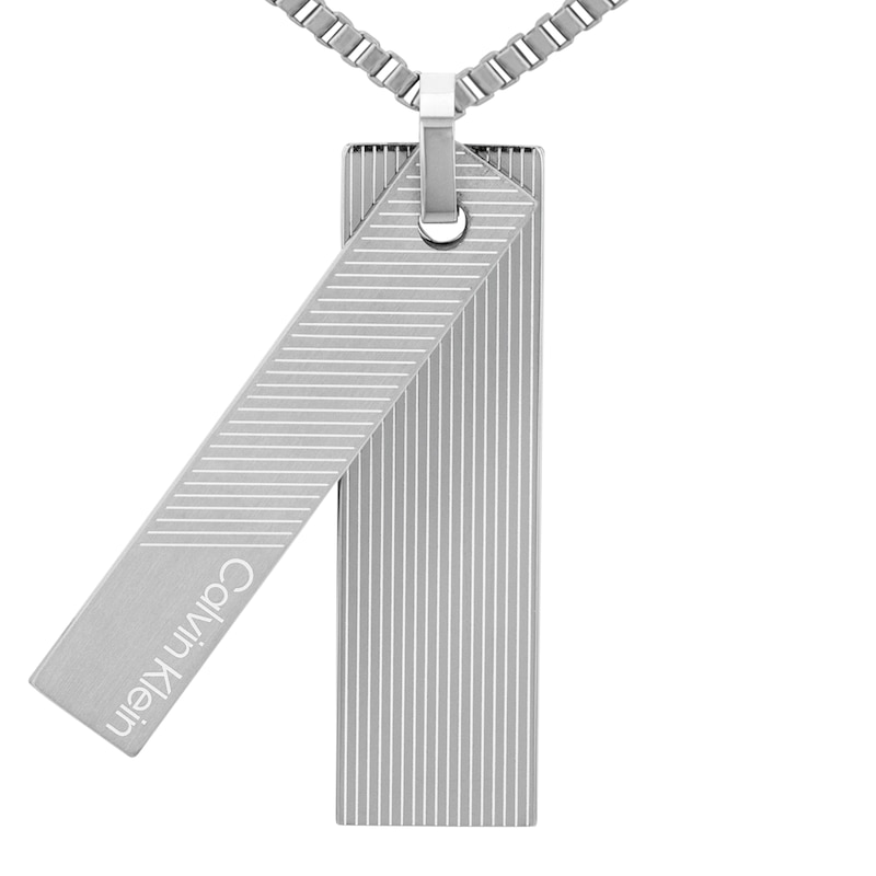 Main Image 2 of Calvin Klein Men's Stainless Steel Pendant Necklace