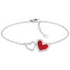 Thumbnail Image 1 of Tommy Hilfiger Enamel & Crystal Heart Bracelet