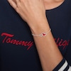 Thumbnail Image 1 of Tommy Hilfiger Enamel & Crystal Heart Bracelet
