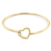 Thumbnail Image 1 of Tommy Hilfiger Gold Tone Heart Detail Bangle