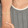 Thumbnail Image 1 of Tommy Hilfiger Gold Tone Heart Detail Bangle