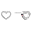 Thumbnail Image 0 of Tommy Hilfiger Stainless Steel Heart Earrings