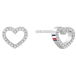 Tommy Hilfiger Stainless Steel Heart Earrings