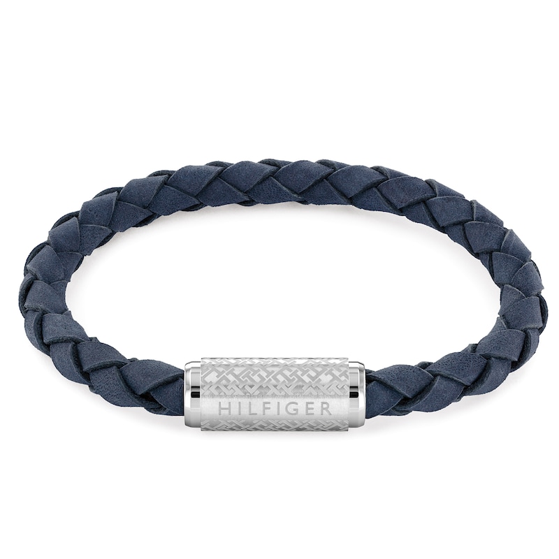Main Image 1 of Tommy Hilfiger Men's Blue Suede Bracelet