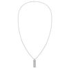 Thumbnail Image 2 of Tommy Hilfiger Men's Stainless Steel Brown Leather Necklace