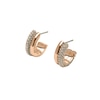 Thumbnail Image 2 of Olivia Burton Rose Gold Tone Crystal Hoop Earrings