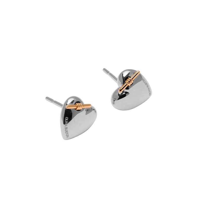 Main Image 2 of Olivia Burton Stainless Steel Heart Studs